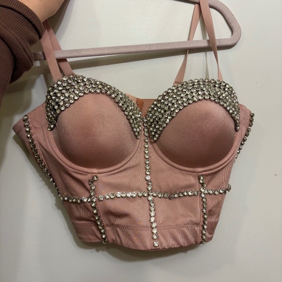 Corset Rhinestone top - Picture 1 of 1